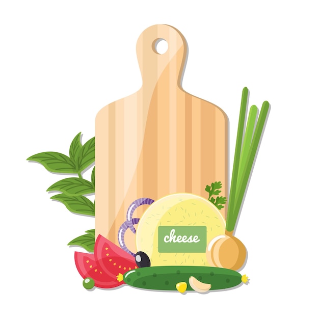 Świeże składniki na stole